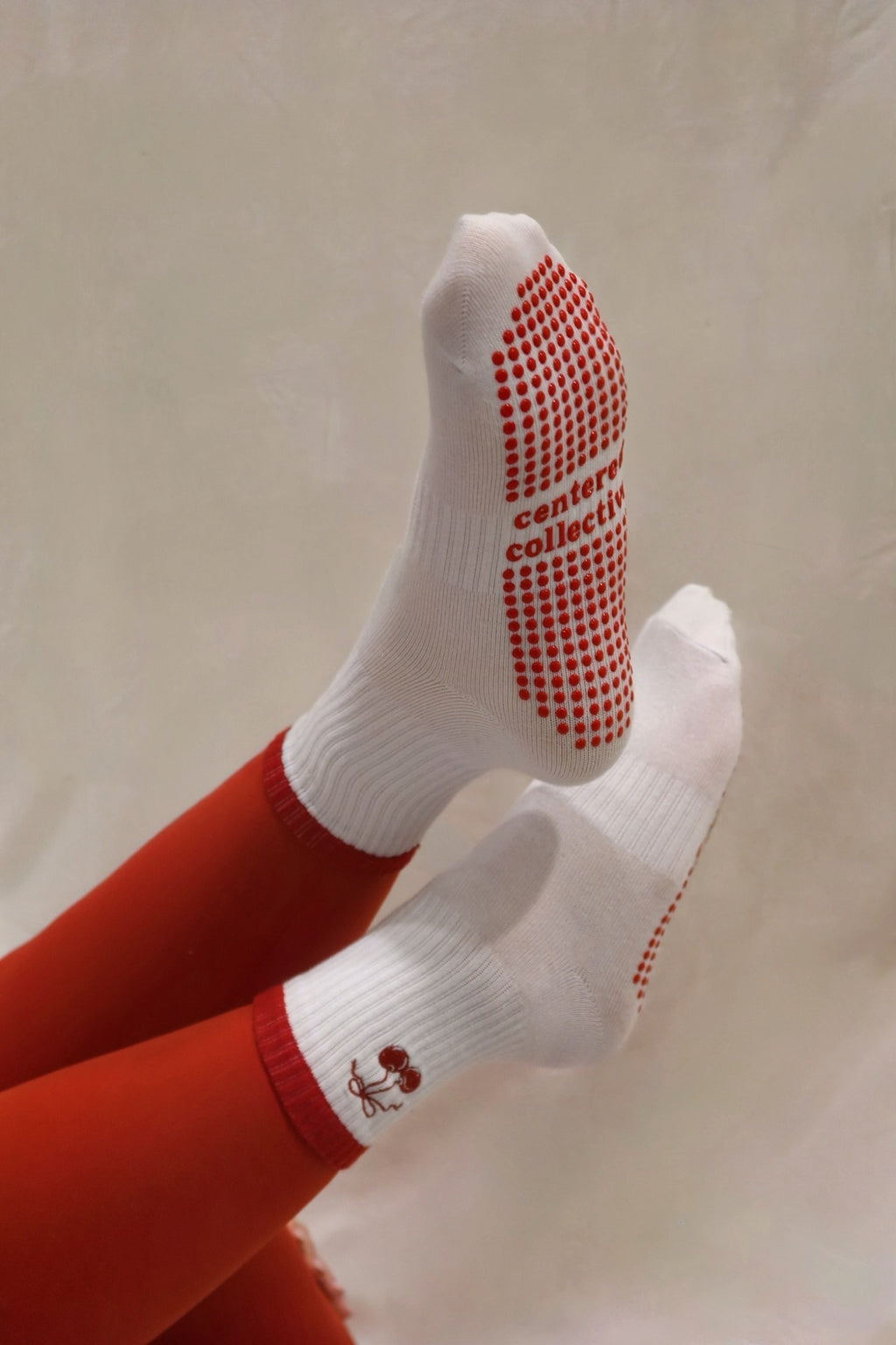 “Cherry Sweet” Grip Sock
